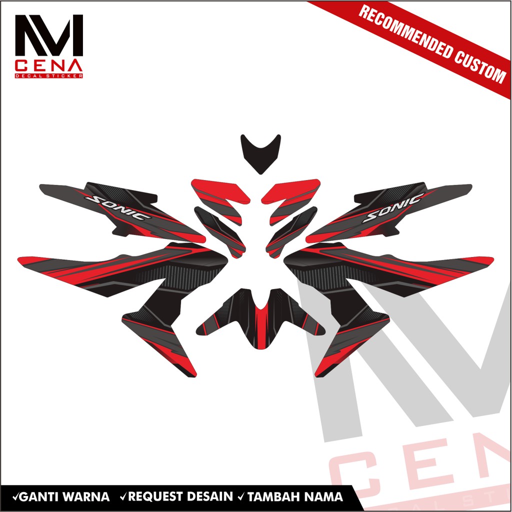 Sticker Decal Honda Sonic 150 full body, sticker sonic 150, sticker honda sonic full body gfx2