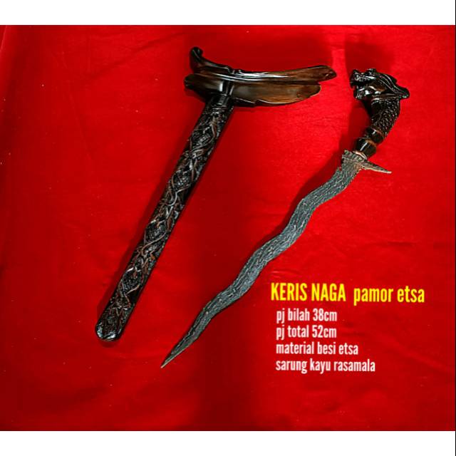 Barang antik kesepuhan KERIS NAGA PAMOR ETSA