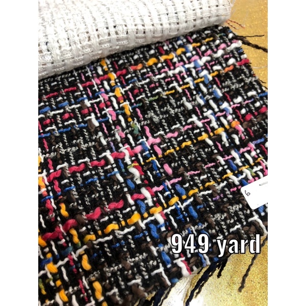 BAHAN TWEED ACRYLIC CHANEL GARMENT LIMITID
