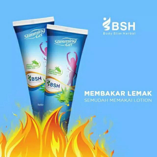 Herbal Pelangsing Pembakar Lemak Body Slim Herbal Lotion Slimming Gel Bsh Bpom Original BPOM VITAMIN KU