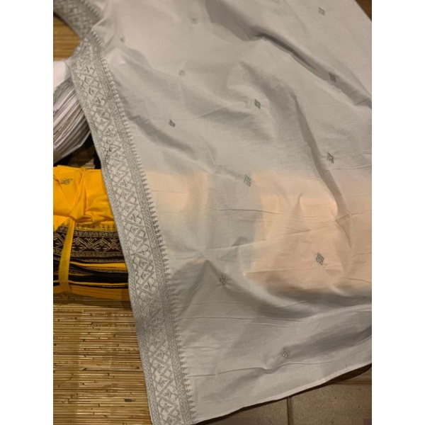 Saput Putih Cotton Bordir