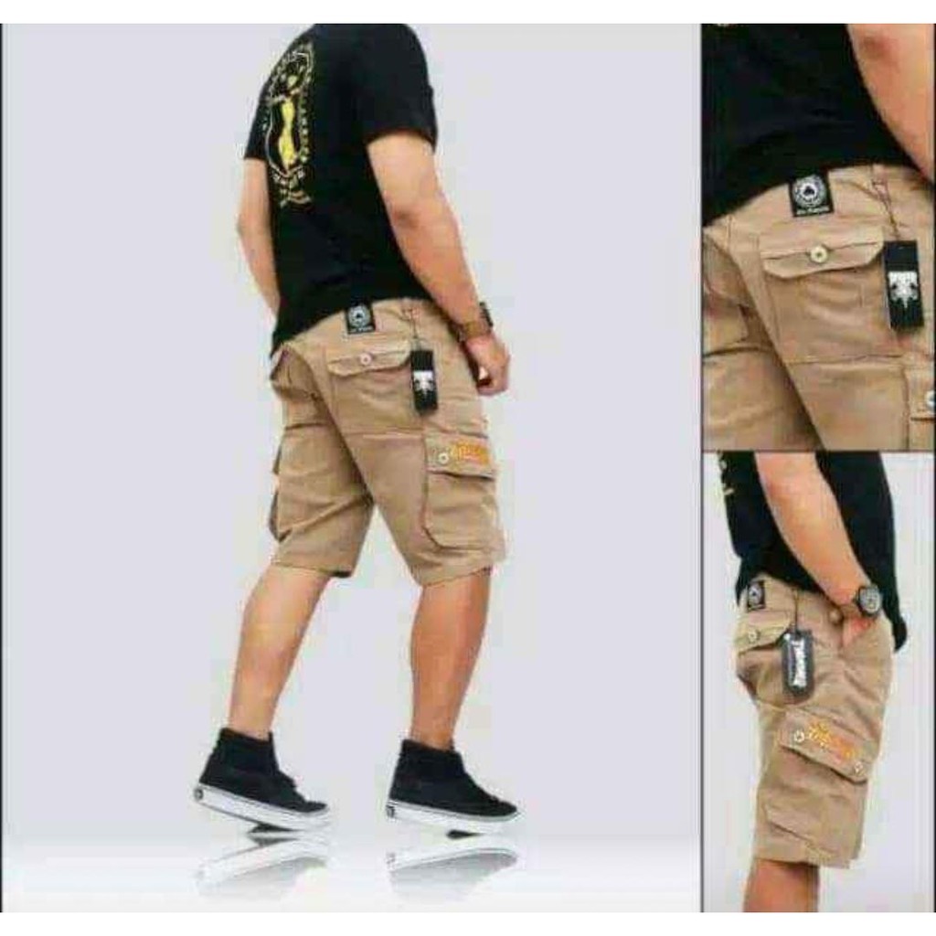 YANG LAGI HITS Celana Cargo Pendek Pria Army Loreng Ufc Venum Mma Pantai Gym Lari Fitnes Seri I9880