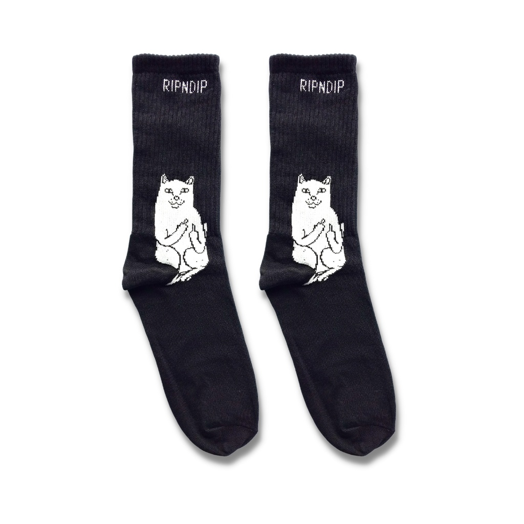Kaos Kaki Oldschool Skate - Kaos Kaki Premium - Andalusia Official-Ripndip Hitam