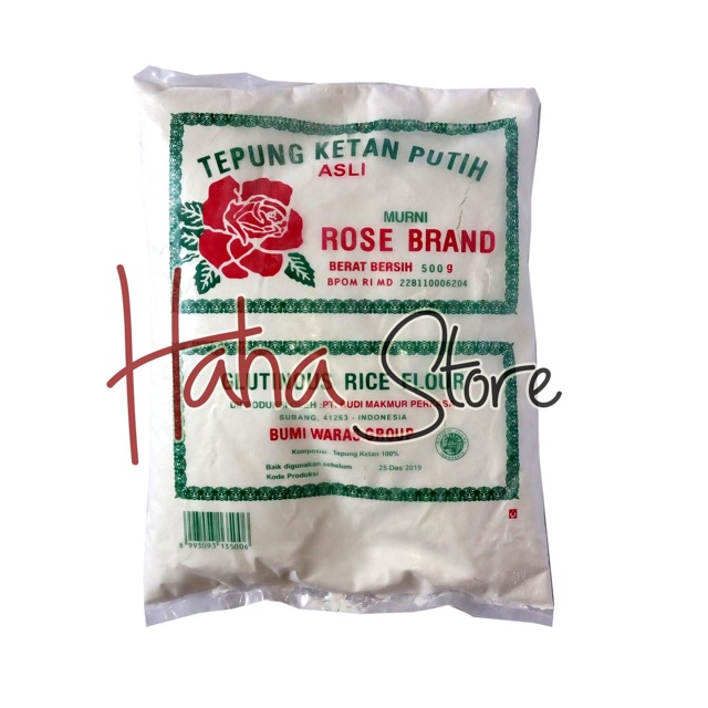 

Tepung Ketan Rose Brand 500 gr