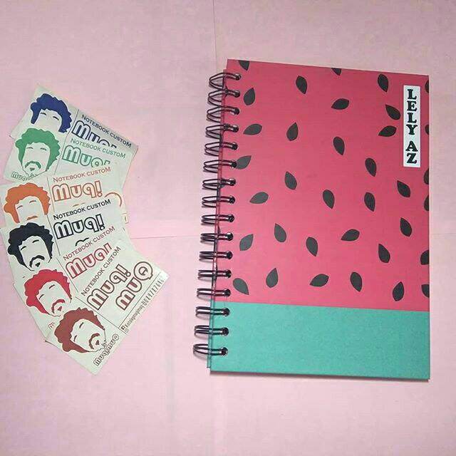 

Notebook Custom / Kado Unik / Spiral Hardcover / Buku Diary