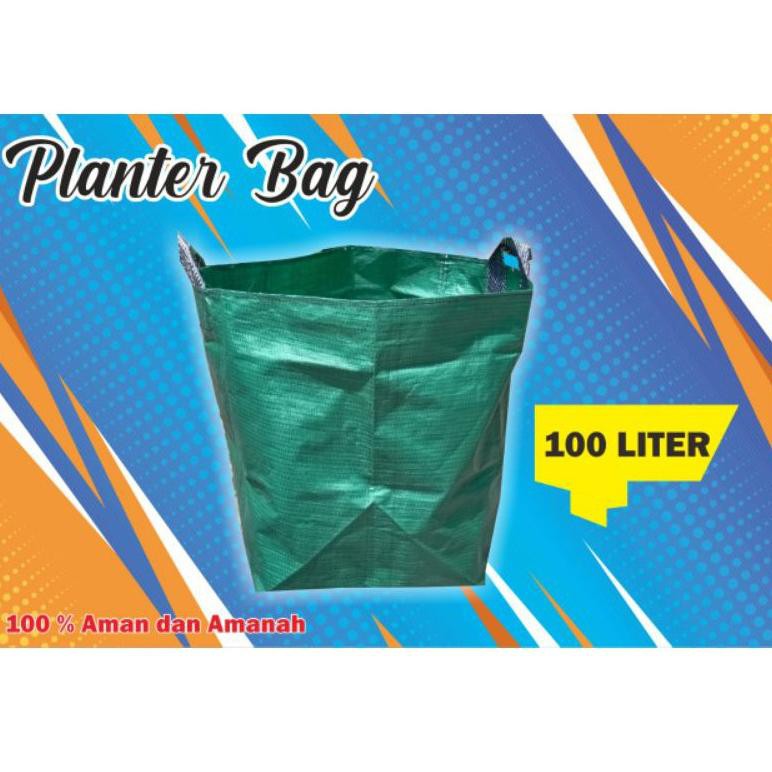 TERLARIS Planter Bag Hijau 50*50/100liter