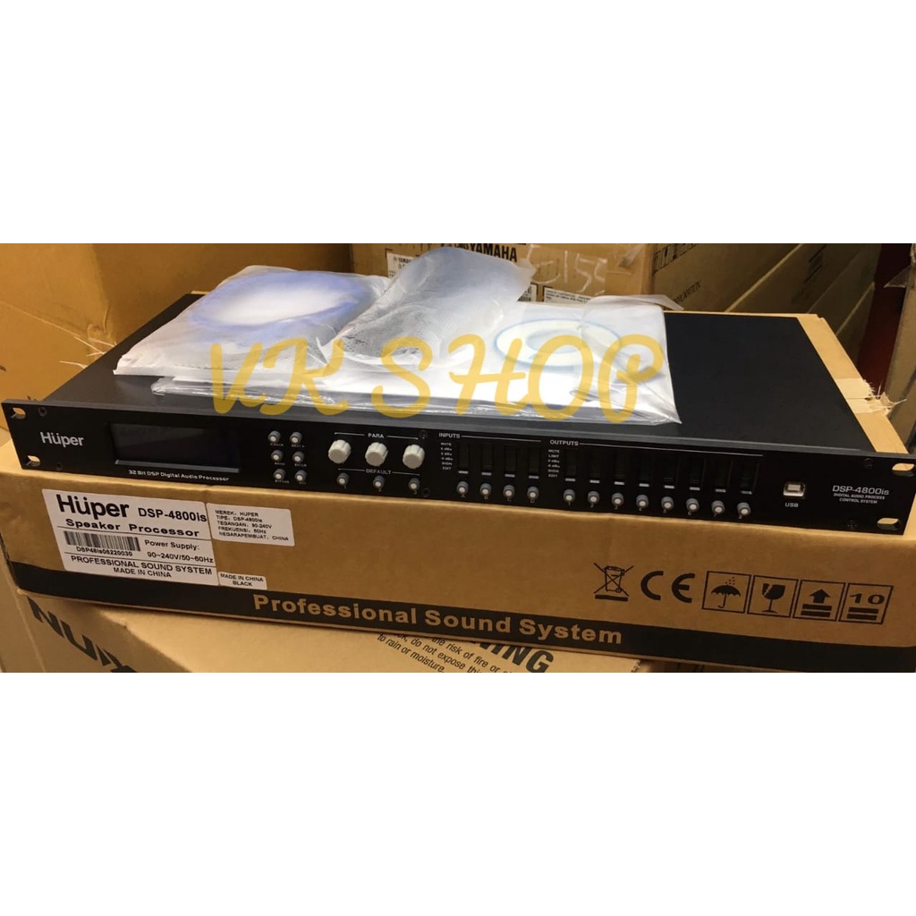 SPEAKER MANAGEMENT HUPER DSP-4800is HUPER DSP4800is ORI DSP 4800 is