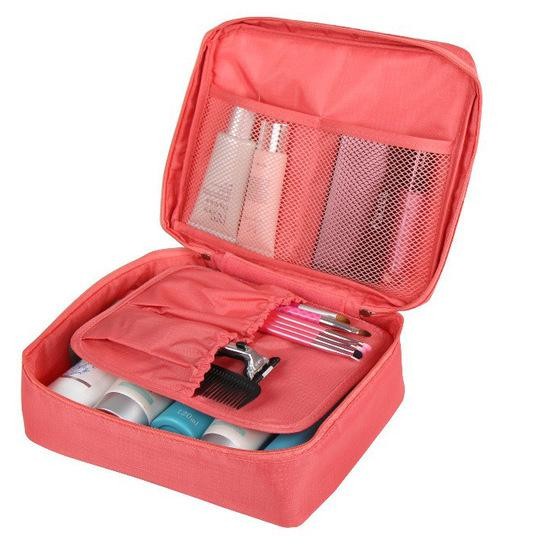 Tas Kosmetik Korea POLOS Korean Monopoly Bag Ver.2 / Tas Make Up Bag Pouch Travelling Organizer