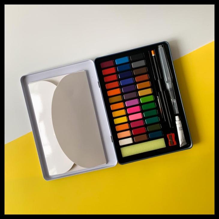 

Miya Himi Watercolor Kit 36 Colors - Cat Air Kit 36 Warna