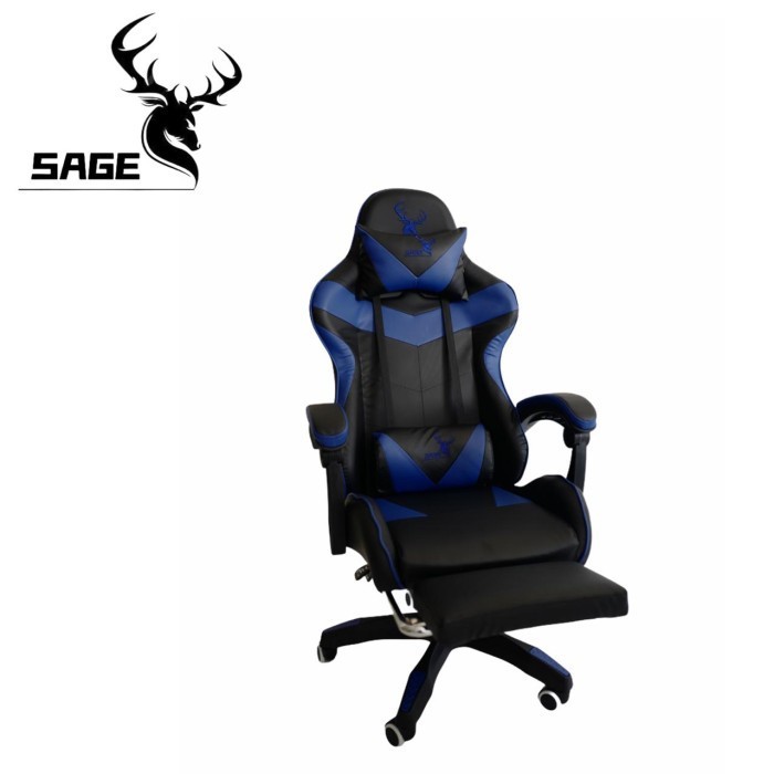 Sage SG-801 Gaming Chair / Kursi Gaming With Footrest / Sage SG 168 / Sage 168