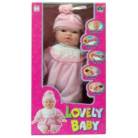 Boneka Baby Boneka Bayi BIBI LOVABLE Cewe bicara menangis menangis