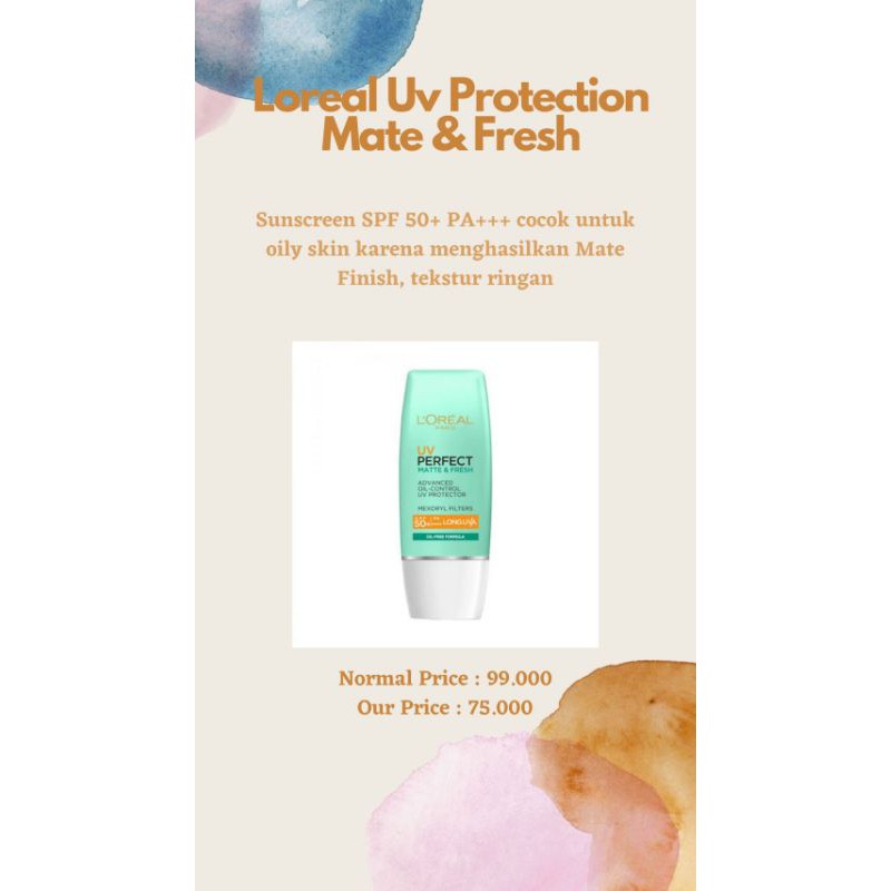 Loreal UV Protection