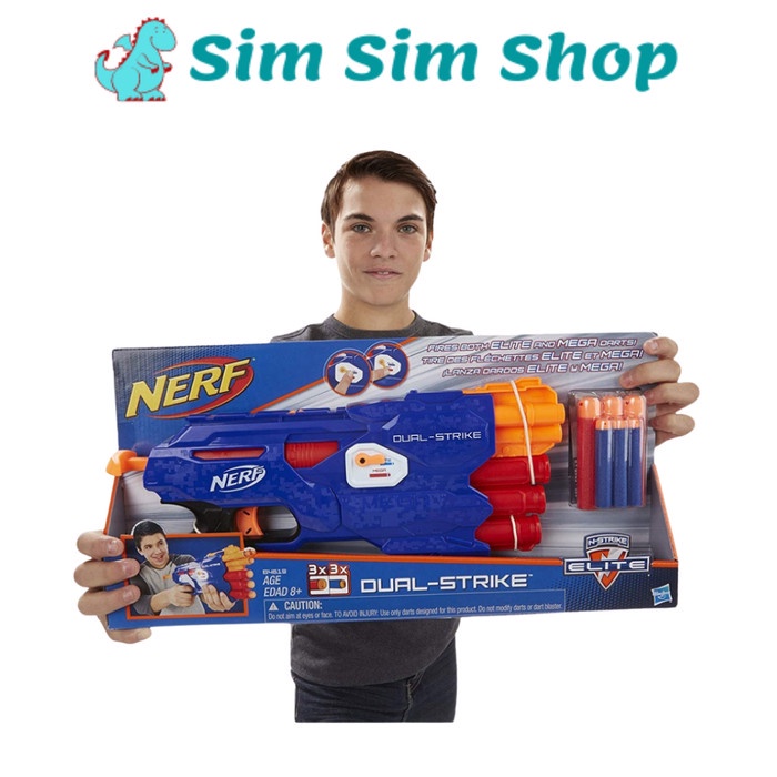 Jual NERF DUAL STRIKE DUALSTRIKE GUN N 