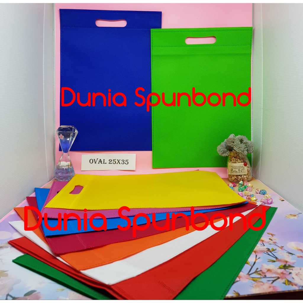 

Oval 25X35 Goodie Bag-Tas Kain Spunbond-Tas Furing-Tas Non Woven