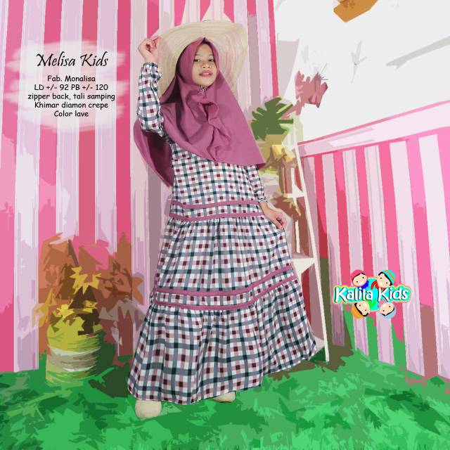 Gamis syar'i MELISA kids