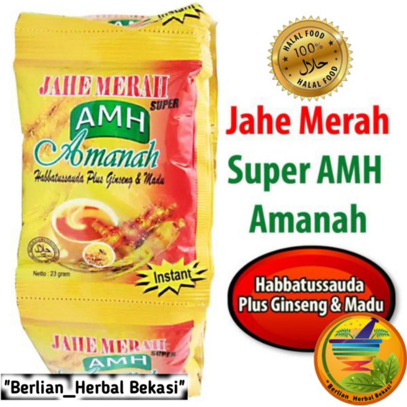 

JAHE MERAH SUPER AMH 1 RENCENG ASLI 100%