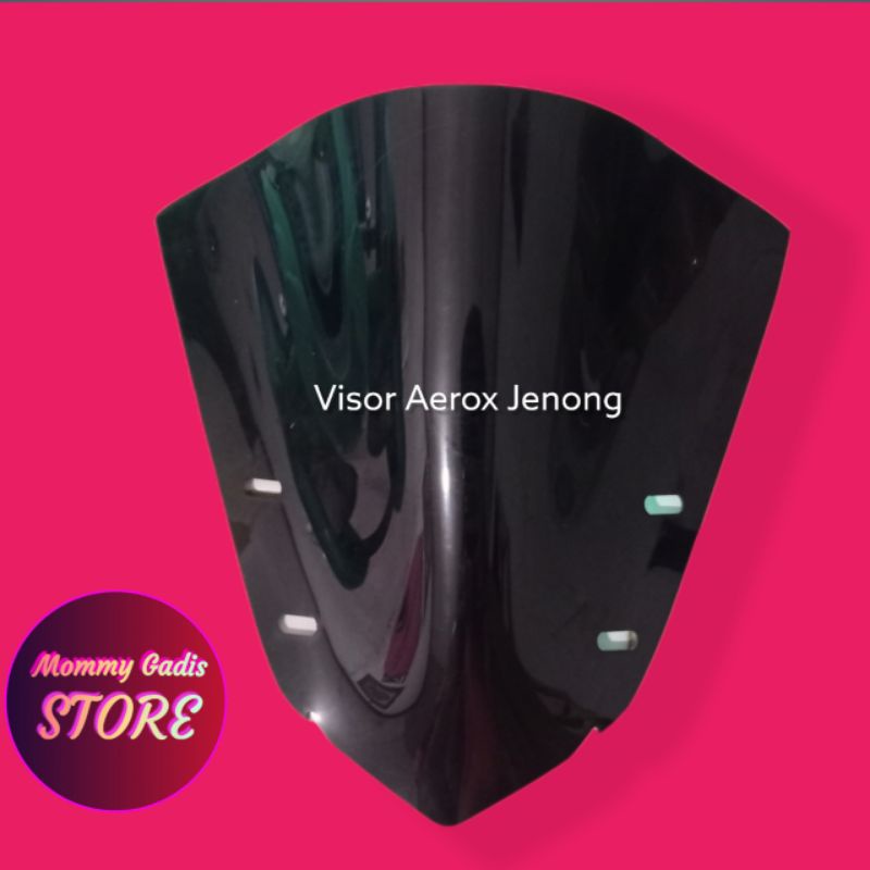 VISOR Aerox Hitam 155 , Visor Aerox 155, Visor aerox