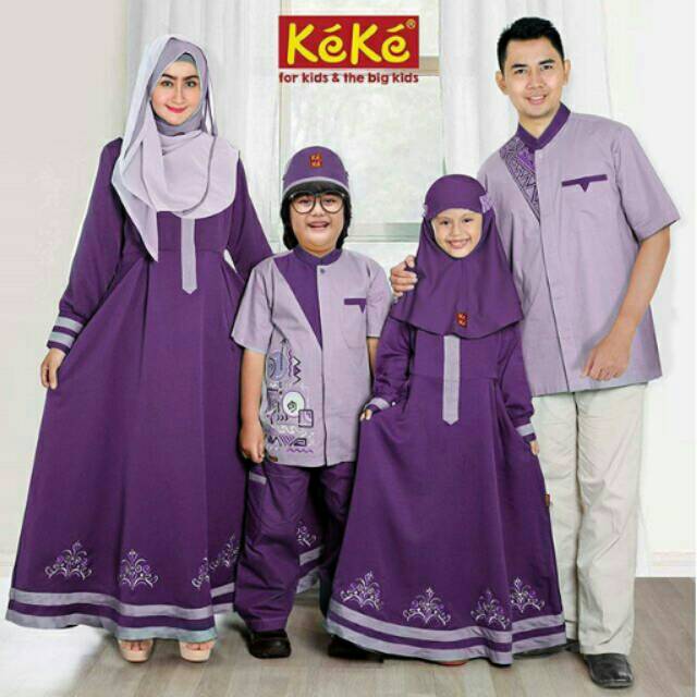 Harga Jual Baju  Muslim Dannis Keluarga Baju  Couple  