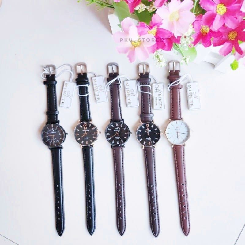 JAM TANGAN WANITA STRAP KULIT ORIGINAL TAHAN AIR_JAM TANGAN WANITA WATER RESISITANT_JAM TANGAN WANITA MURAH ANALOG_JAM TANGAN WANITA SIMPLE_JAM TANGAN WANITA TERLARIS_BAYAR DI TEMPAT_COD