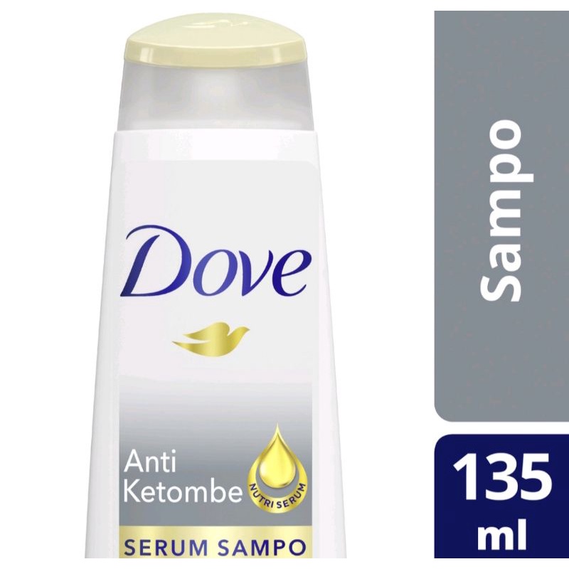 Dove Shampoo Anti Ketombe/Rambut Rusak/Rambut Berkilau/Rontok 135ml