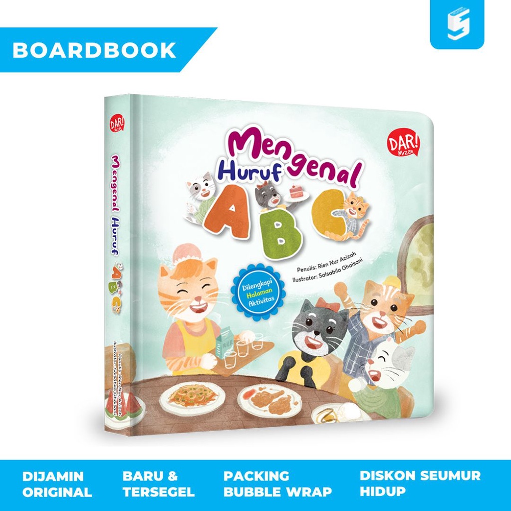 [Buku Anak Boardbook] Mengenal Huruf ABC