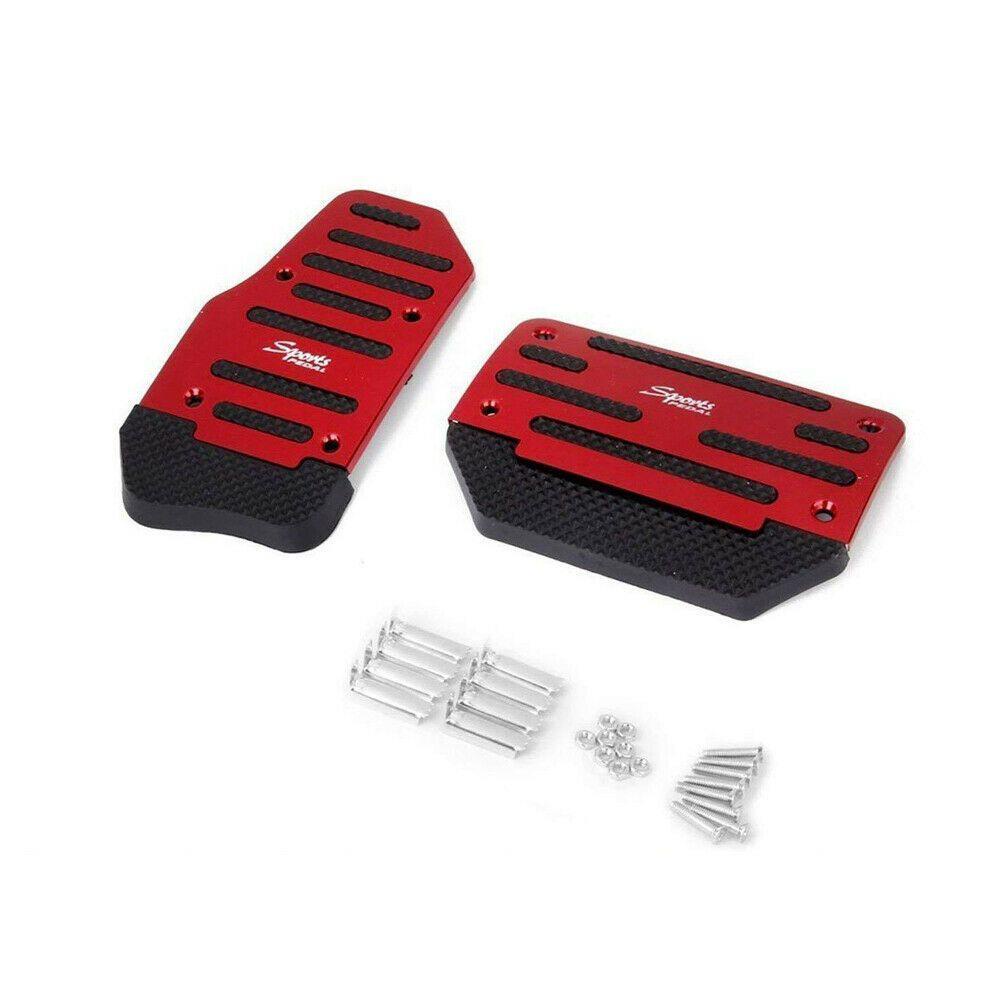 Populer 2pcs Pedal Mobil Baru Rem Gas Clutch Foot Pedal Pad Cover Penutup Transmisi Otomatis Non-slip