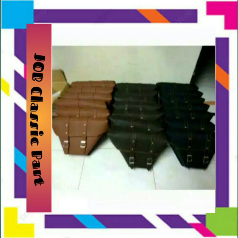 Tas samping side bag tutup aki cover aki dop aki caferacer jepstyle
