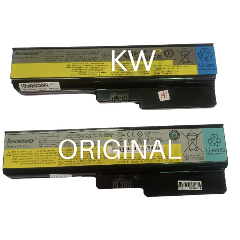 Batere battery baterai laptop lenovo B460 20V-3.25 A Original