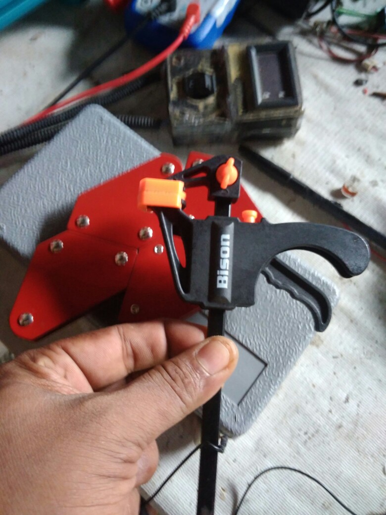 Bison 4 Inch Klem F Catok Kayu Jepit Penjepit Quick Release Wood Clamp