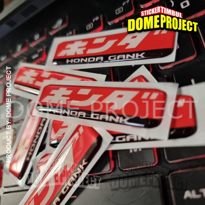 STIKER MOTOR HONDA EMBLEM TIMBUL ESP 3D LOGO HONDA GANK BOX FILTER VARIO BEAT SCOOPY PCX AKSESORIS AESTHETIC KEREN