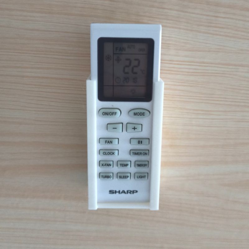 Bracket Remote AC Sharp Model Baru Standing  Holder Bracket Braket Tempat Dudukan Remot