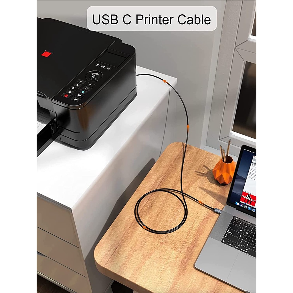 AISEN Kabel USB Type C to USB-B Printer High Quality 1.5M