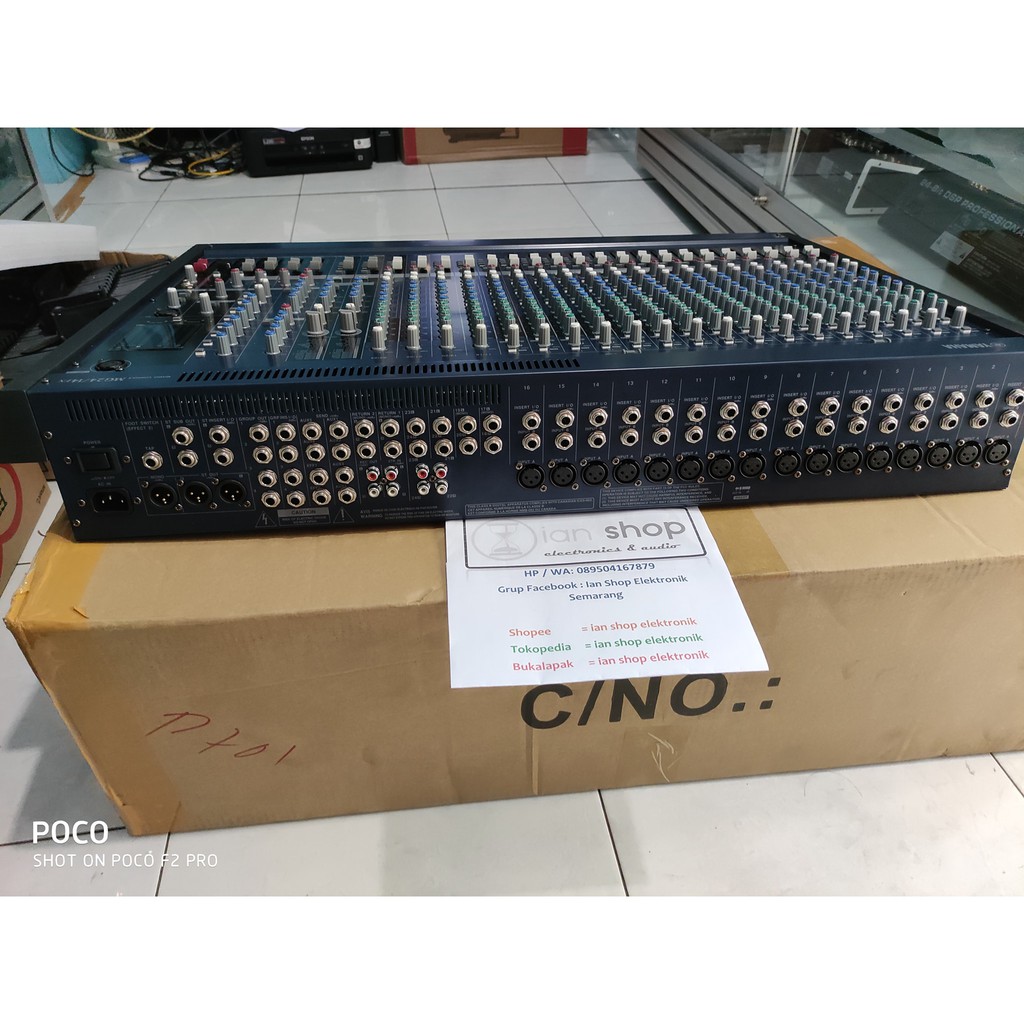 Mixer Audio Yamaha Mg2414fx 24 Channel Double Efek Shopee Indonesia