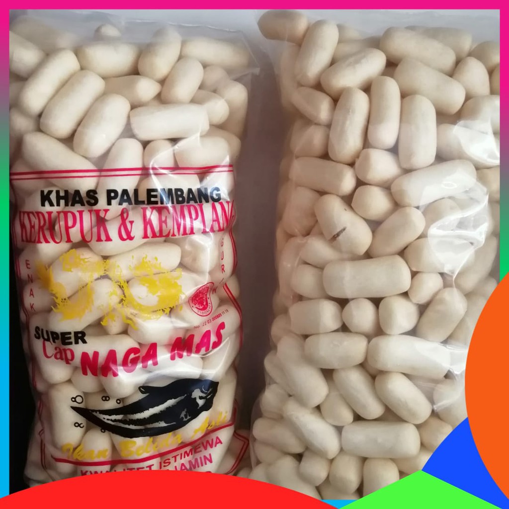 

KERUPUK GETAS SUPER KEMASAN 500 Gram Asli Palembang NAGA MAS Kualitas No.01