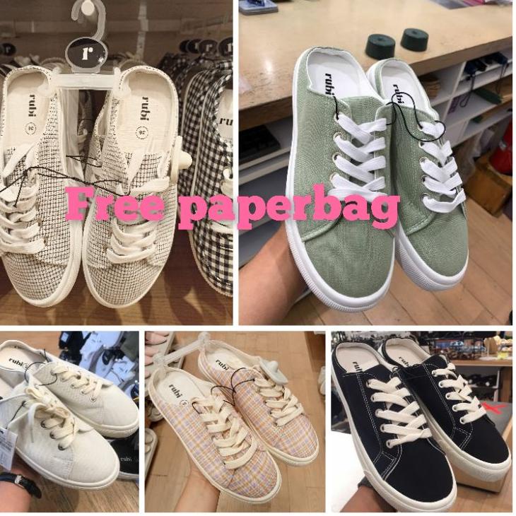 Special Price sepatu rubi asher lace up mule