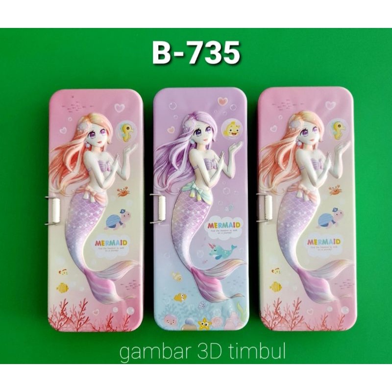 

tempat pensil timbul putri duyung xiaolingjing B735