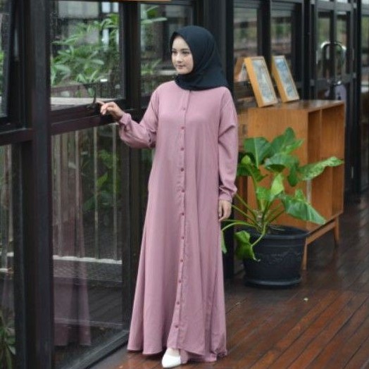 SYAI LOCA DRESS BAJU MUSLIM WANITA TERBARU/bukan gamis wollycrepe