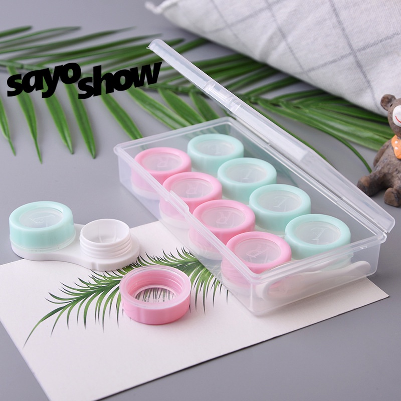 SAYOSHOW - Softlens Case 4 In 1 | Tempat Softlens Warna Pastel |