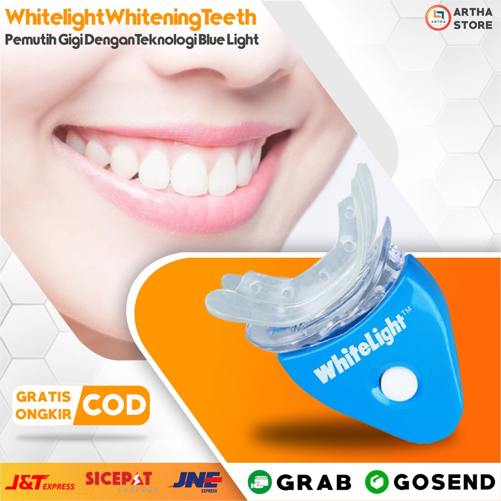 Pemutih Gigi Instant White Light Whitening Teeth Penghilang Noda Kuning di Gigi