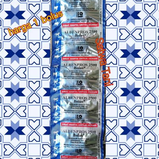 

Bayar Di Tempat Albenpros 2500 bolus (harga 1 bolus) rasa blueberry J97 ❉
