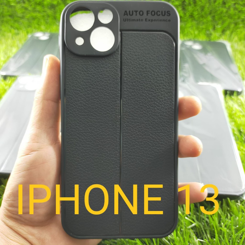 Slim Leather Case Auto Focus Iphone 13 13 Pro 13 Promax 12 PRO 12 11 PROMAX X XR XSMAX 8 PLUS SE 7 + Pelindung Kamera / Protector Camera