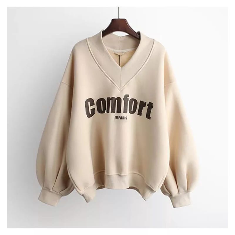 SWEATER OVERSIZE WANITA COMFORT SWITER WANITA KEKINIAN