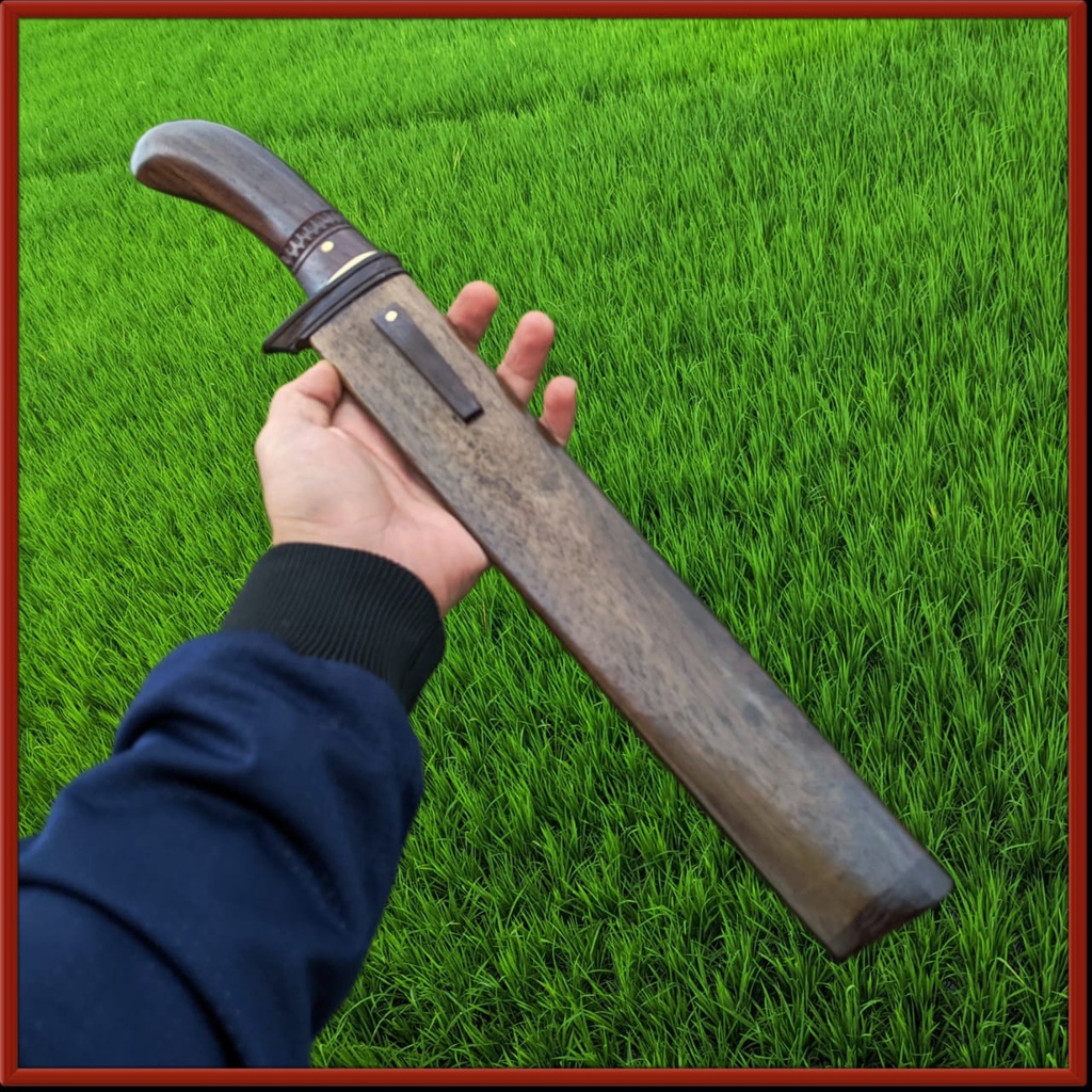 Golok Sembelih Hewan Kurban Sapi - Kerbau - Domba dari Baja PER Sepuh