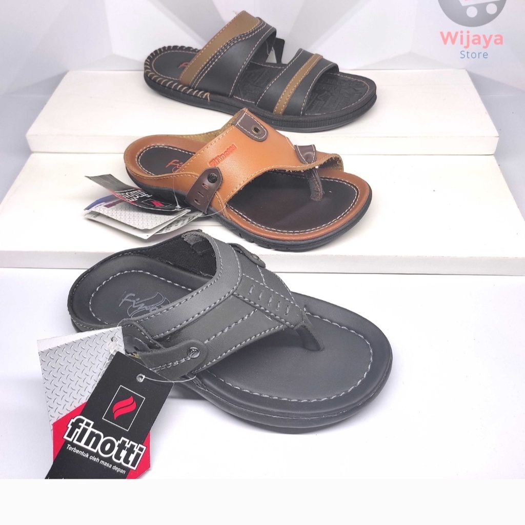 Finotti BPZ Sandal Anak Cowok - Sendal Kulit Kasual Anak Laki-Laki, Original Finotti, Desain Keren dan Berkualitas ATC ATJ JRY