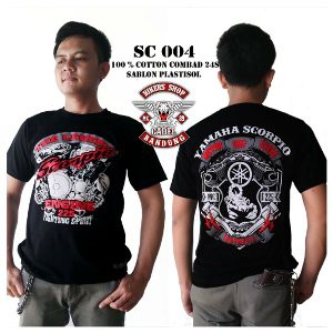 Jual kaos tshirt scorpio kaos yamaha scorpio Diskon