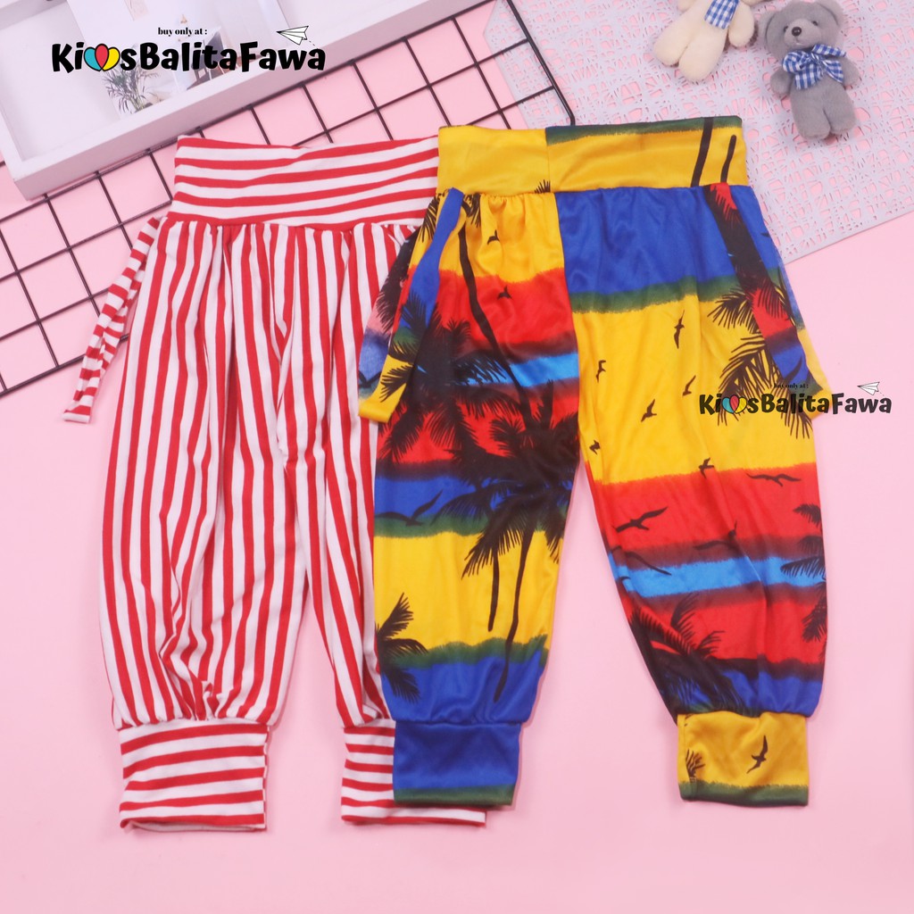 Aladin Carlissa uk 5-6 Tahun / Celana Panjang Anak Perempuan Murah Pants Motif Bunga