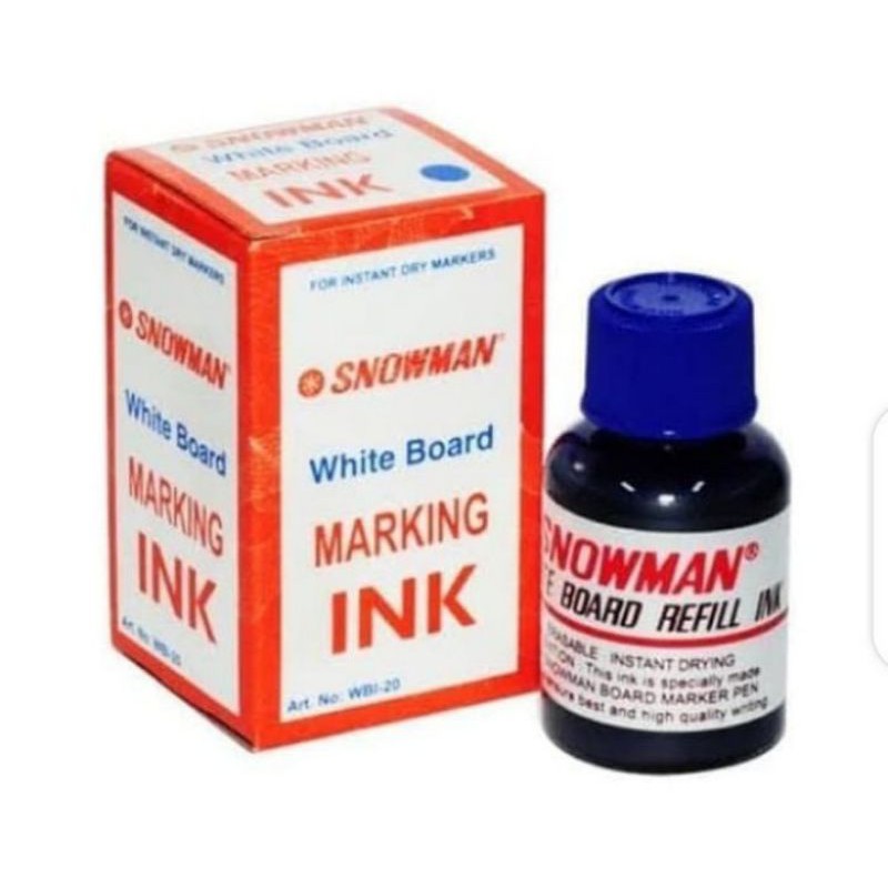 

revil tinta sepidol permanen dan white board snowman 20 ml