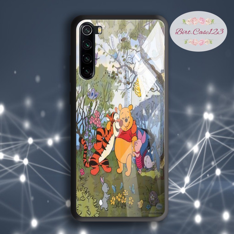 Case casing softcase silikon Gambar Winnie the pooh back case glass oppo samsung vivo xiaomi alltype