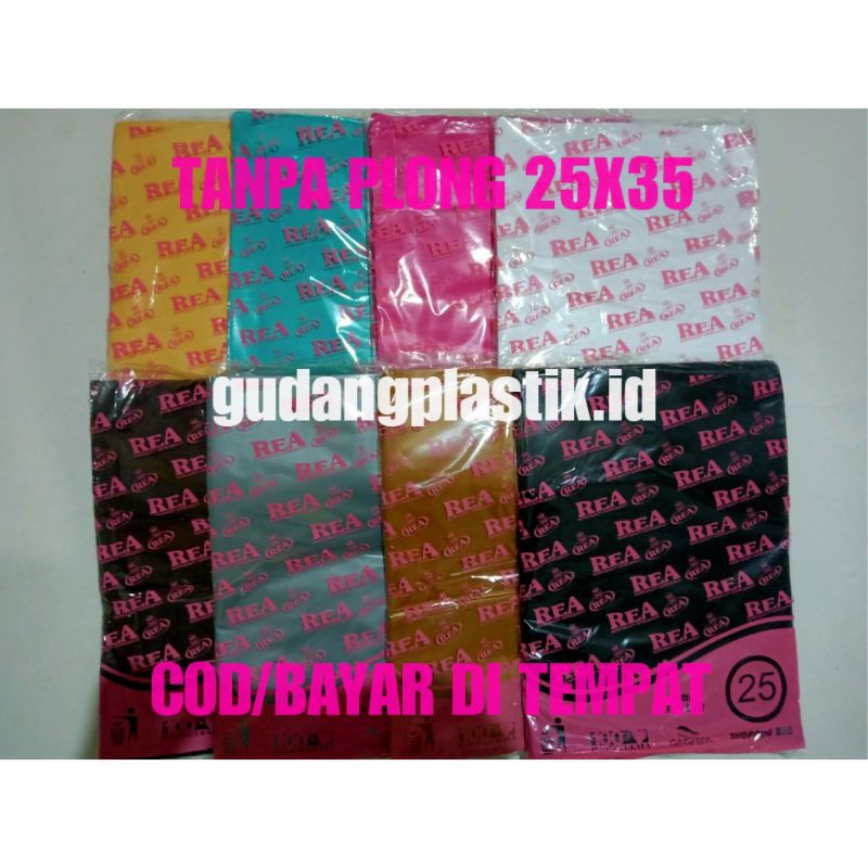 Plastik packing/plastik olshop/plastik plong/HD TANPA PLONG 25 x 35
