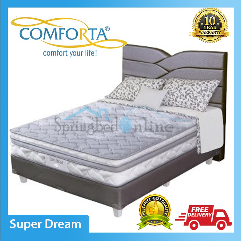 COMFORTA SUPER DREAM SPRINGBED 200X200 FULLSET